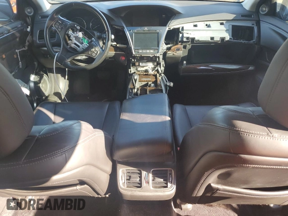 2016 Acura RLX Tech Pkg with VIN JH4KC1F59GC000451, listed as a Copart auction lot 74186364 with 99,716 mi miles and Salvage Title. Bid and sale history available at carsss.com. Image 8.