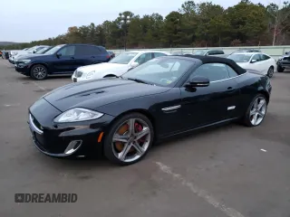2015 Jaguar XK with VIN SAJWA4EC3FMB55519, listed as a Copart auction lot 36145703 with 0 mi miles. Bid and sale history available at carsss.com. Image 1.