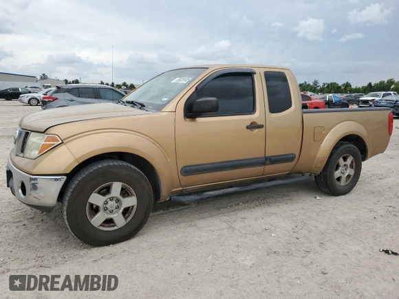 2005 Nissan Frontier SE with VIN 1N6AD06U05C402400, listed as a Copart auction lot 55028935 with 121,827 mi miles and Salvage title. Bid and sale history available at DreamBid. Image 1.