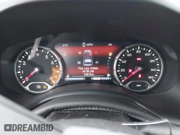 2018 Jeep Renegade Latitude z VIN ZACCJBBB3JPH91057, wystawiony jako IAAI lot #41547553 z przebiegiem 74 819 mil mil oraz . Historia ofert i sprzedaży dostępna na DreamBid. Obrazek 7.