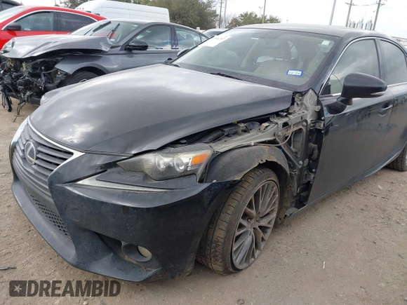 2014 Lexus IS 250 with VIN JTHCF1D25E5006592, listed as a IAAI auction lot 41496707 with 146,212 mi miles. Bid and sale history available at carsss.com. Image 6.