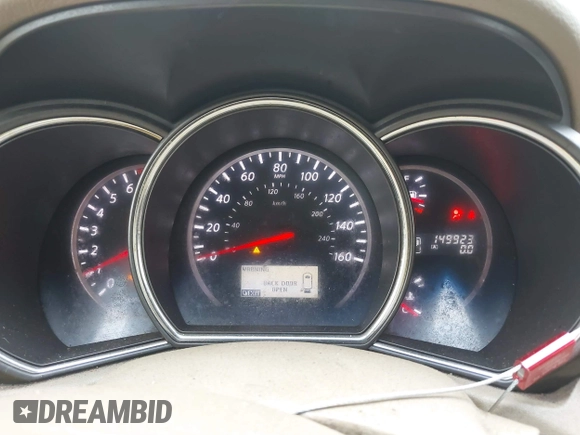 2012 Nissan Murano SV with VIN JN8AZ1MW8CW231314, listed as a IAAI auction lot 42183848 with 149,923 mi miles and . Bid and sale history available at carsss.com. Image 7.
