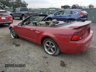 2003 Ford Mustang GT Deluxe with VIN 1FAFP45XX3F332392, listed as a Copart auction lot 87612555 with 0 mi miles and Salvage Title. Bid and sale history available at carsss.com. Image 2.