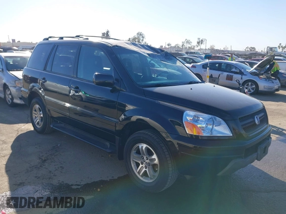 2003 Honda Pilot EX z VIN 2HKYF18713H612854, wystawiony jako IAAI lot #41344126 z przebiegiem 152 331 mil mil oraz . Historia ofert i sprzedaży dostępna na DreamBid. Obrazek 1.