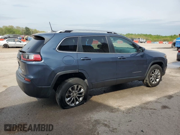 2021 Jeep Cherokee Altitude with VIN 1C4PJMLB7MD102166, listed as a Copart auction lot 54046295 with 64,794 mi miles and Salvage title. Bid and sale history available at DreamBid. Image 3.