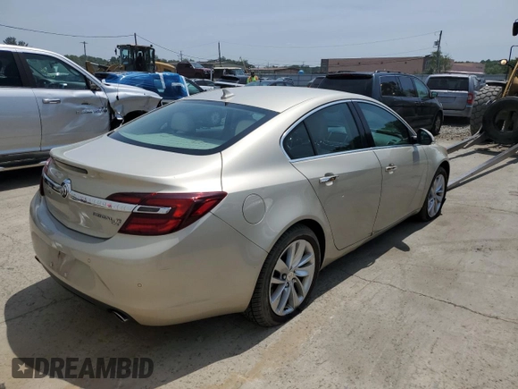 2014 Buick Regal Premium I with VIN 2G4GP5EX3E9322525, listed as a Copart auction lot 60653634 with 106,349 mi miles and Salvage Title. Bid and sale history available at DreamBid. Image 3.