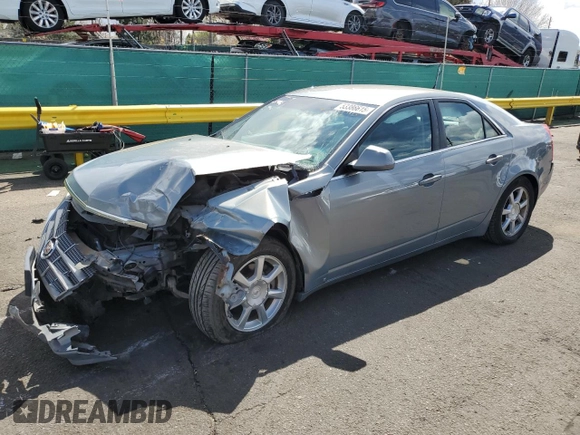 2008 Cadillac CTS RWD with VIN 1G6DF577880146676, listed as a Copart auction lot 53386615 with 172,648 mi miles and Salvage title. Bid and sale history available at DreamBid. Image 1.