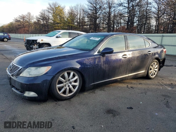 2008 Lexus LS 460 L with VIN JTHGL46F685025376, listed as a Copart auction lot 43646575 with 230,701 mi miles and Clean title. Bid and sale history available at DreamBid. Image 1.
