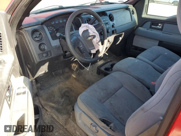 2014 Ford F-150 XL with VIN 1FTMF1CM7EKE41673, listed as a Copart auction lot 55692625 with 48,483 mi miles and Salvage title. Bid and sale history available at DreamBid. Image 8.