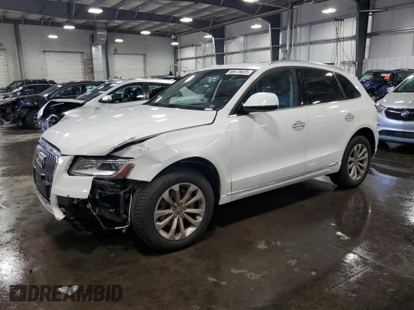 2015 Audi Q5 Premium Plus with VIN WA1LFAFP0FA127981, listed as a Copart auction lot 56475825 with 70,454 mi miles and Salvage title. Bid and sale history available at DreamBid. Image 1.