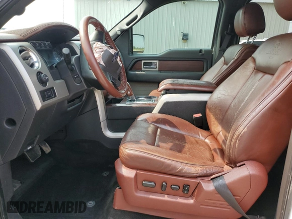 2013 Ford F-150 XL with VIN 1FTFW1ET1DKF45748, listed as a Copart auction lot 58927545 with 236,062 mi miles and Salvage title. Bid and sale history available at DreamBid. Image 7.