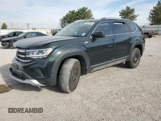 2021 Volkswagen Atlas SEL Premium with VIN 1V2TR2CA9MC502544, listed as a Copart auction lot 56009665 with 29,290 mi miles and Salvage title. Bid and sale history available at DreamBid. Image 1.