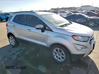 2020 Ford EcoSport SE with VIN MAJ3S2GE5LC382202, listed as a Copart auction lot 47591185 with 59,811 mi miles and Clean Title. Bid and sale history available at carsss.com. Image 4.