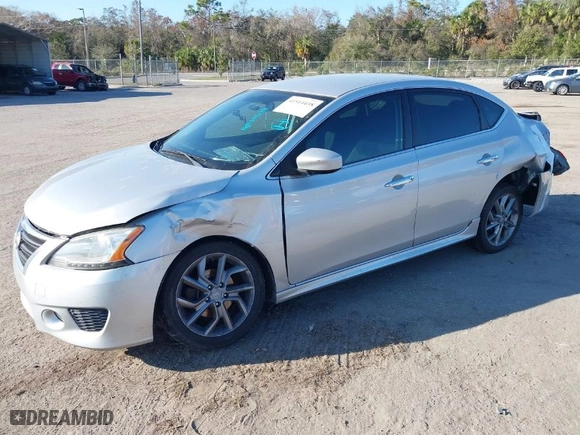 2014 Nissan Sentra S with VIN 3N1AB7APXEL617924, listed as a IAAI auction lot 41514438 with 138,504 mi miles. Bid and sale history available at carsss.com. Image 2.