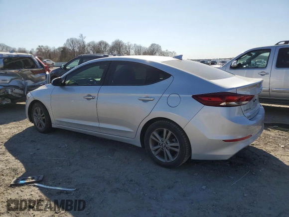 2018 Hyundai Elantra SEL with VIN 5NPD84LF7JH299637, listed as a Copart auction lot 53765285 with 95,933 mi miles and Clean Title. Bid and sale history available at DreamBid. Image 2.