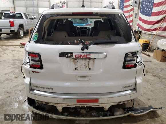 2016 GMC Acadia Denali z VIN 1GKKVTKD1GJ225693, wystawiony jako Copart lot #51792145 z przebiegiem Nie podano mil oraz Czysty tytuł • Clean title. Historia ofert i sprzedaży dostępna na DreamBid. Obrazek 6.
