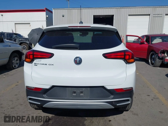 2021 Buick Encore GX Preferred с VIN KL4MMCSL1MB140495, выставлен на аукционе IAAI как лот 42394584 с пробегом 32 542 миль миль и . История ставок и продаж доступна на DreamBid. Изображение 16.
