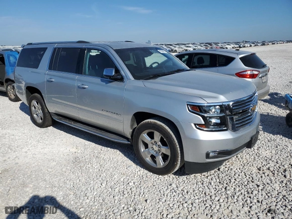 2020 Chevrolet Suburban Premier with VIN 1GNSCJKC0LR235924, listed as a Copart auction lot 67386674 with 0 mi miles and Salvage Title. Bid and sale history available at carsss.com. Image 4.