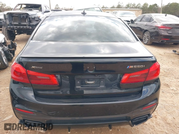 2019 BMW 5 Series M550i xDrive with VIN WBAJB9C56KB464957, listed as a IAAI auction lot 41729334 with Not provided miles and . Bid and sale history available at DreamBid. Image 16.