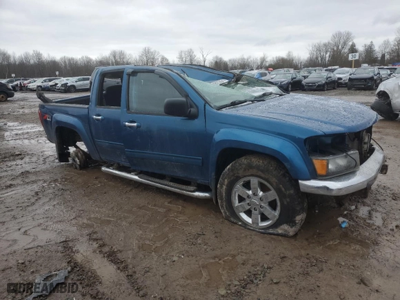 2012 Chevrolet Colorado LT w/2LT with VIN 1GCHTDFE7C8151864, listed as a Copart auction lot 84805394 with 0 mi miles and Salvage Title. Bid and sale history available at carsss.com. Image 4.