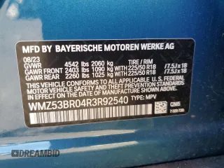 2024 MINI Countryman Cooper S с VIN WMZ53BR04R3R92540, выставлен на аукционе Copart как лот 79319024 с пробегом 6 970 миль миль и Списание • Salvage title. История ставок и продаж доступна на DreamBid. Изображение 14.