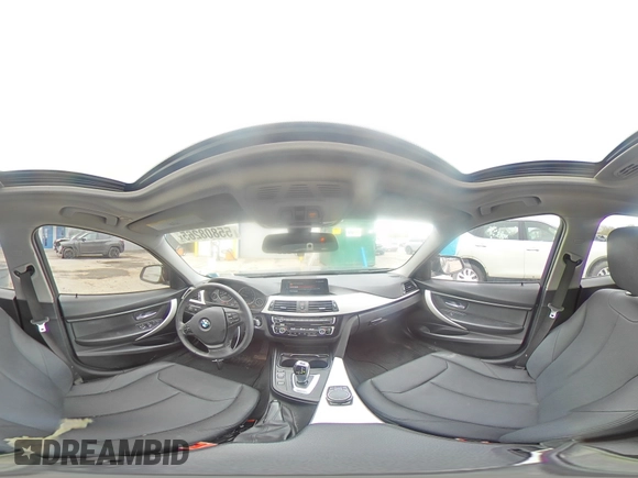 2017 BMW 3 Series 320i xDrive with VIN WBA8E5G32HNU45014, listed as a Copart auction lot 55808265 with 65,578 mi miles and Salvage title. Bid and sale history available at DreamBid. Image 14.