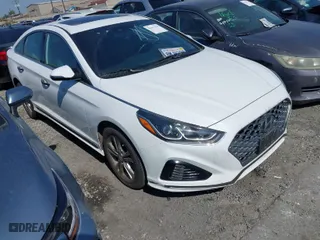 2019 Hyundai Sonata Sport with VIN 5NPE34AF1KH820438, listed as a IAAI auction lot 41353422 with 56,603 mi miles. Bid and sale history available at carsss.com. Image 1.