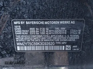 2019 MINI Countryman Cooper S z VIN WMZYT5C59K3G92620, wystawiony jako IAAI lot #41481981 z przebiegiem 51 904 mil mil oraz . Historia ofert i sprzedaży dostępna na DreamBid. Obrazek 9.