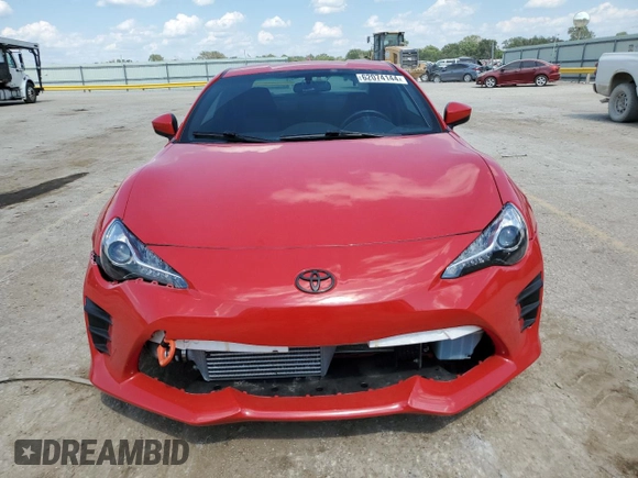 2017 Toyota 86 with VIN JF1ZNAA16H9702679, listed as a Copart auction lot 62074144 with 43,110 mi miles and Salvage Title. Bid and sale history available at carsss.com. Image 5.