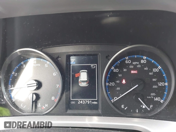 2018 Toyota RAV4 LE with VIN JTMBFREV5JD253342, listed as a IAAI auction lot 41656581 with 243,791 mi miles and . Bid and sale history available at DreamBid. Image 7.