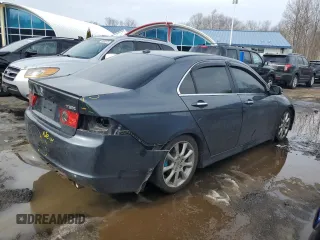 2008 Acura TSX Nav with VIN JH4CL96998C001476, listed as a Copart auction lot 46227835 with 194,014 mi miles and Salvage Title. Bid and sale history available at carsss.com. Image 3.