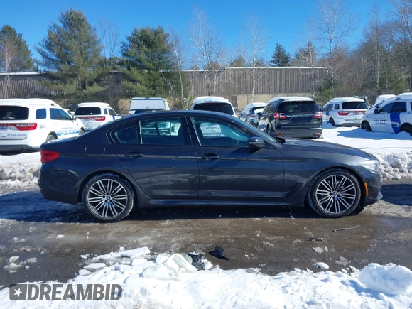 2019 BMW 5 Series 530i xDrive with VIN WBAJA7C50KWW05263, listed as a IAAI auction lot 41571583 with 71,185 mi miles and . Bid and sale history available at DreamBid. Image 13.