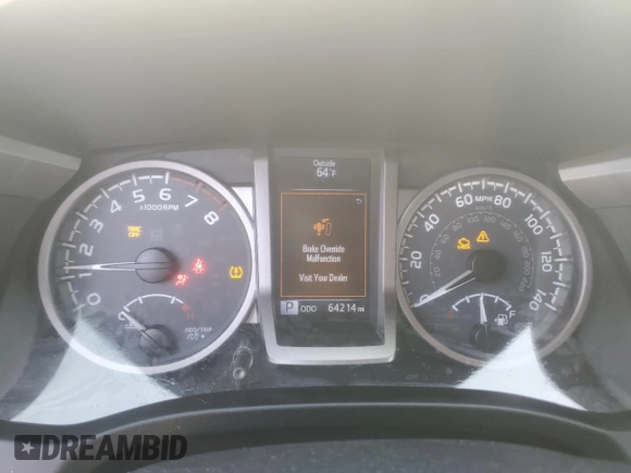 2018 Toyota Tacoma SR with VIN 3TMGZ5AN6JM127989, listed as a Copart auction lot 47944125 with 64,214 mi miles and Salvage Title. Bid and sale history available at carsss.com. Image 9.