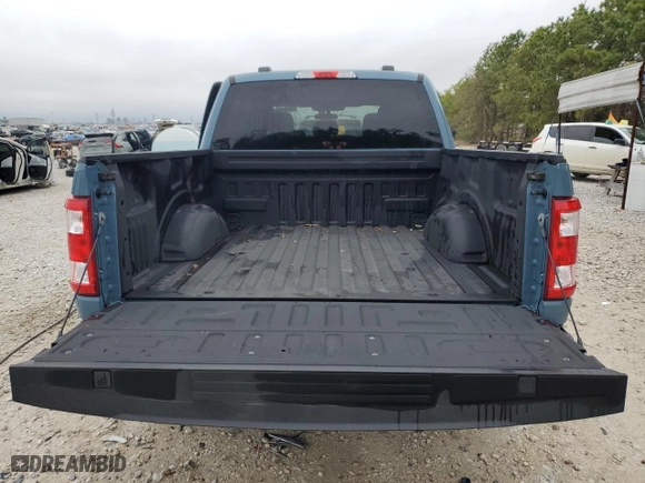 2023 Ford F-150 XL with VIN 1FTEW1CP6PKE73693, listed as a Copart auction lot 44504665 with 34,087 mi miles and Salvage Title. Bid and sale history available at carsss.com. Image 6.
