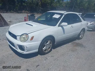 2003 Subaru Impreza Wagon WRX with VIN JF1GG29623H803854, listed as a IAAI auction lot 42035621 with 147,344 mi miles. Bid and sale history available at carsss.com. Image 2.