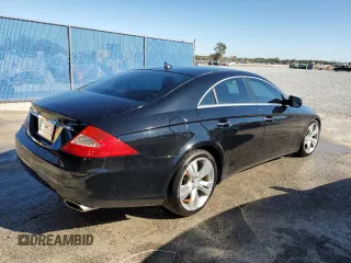 2009 Mercedes-Benz CLS-Class 5.5L with VIN WDDDJ72X89A142692, listed as a Copart auction lot 83106994 with 0 mi miles and Salvage Title. Bid and sale history available at carsss.com. Image 3.