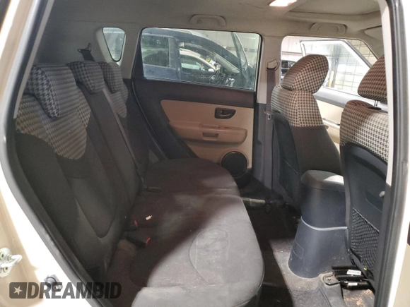2010 Kia Soul + with VIN KNDJT2A23A7073850, listed as a Copart auction lot 50018515 with 108,747 mi miles and Salvage Title. Bid and sale history available at DreamBid. Image 12.