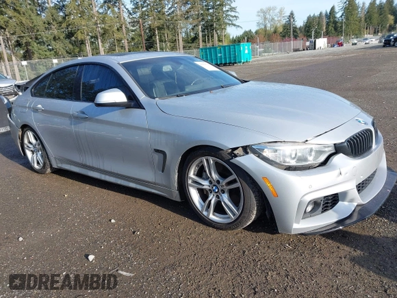 2016 BMW 4 Series 428i xDrive with VIN WBA4C9C5XGG135893, listed as a IAAI auction lot 41976541 with 86,987 mi miles and . Bid and sale history available at carsss.com. Image 1.