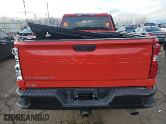 2020 Chevrolet Silverado 3500HD Work Truck with VIN 1GC4YSE79LF345718, listed as a Copart auction lot 83093344 with 0 mi miles and Salvage Title. Bid and sale history available at carsss.com. Image 6.