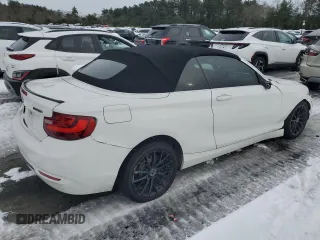 2016 BMW 2 Series 228i xDrive with VIN WBA1L9C57GV325066, listed as a Copart auction lot 44158955 with 114,476 mi miles and Salvage Title. Bid and sale history available at carsss.com. Image 3.