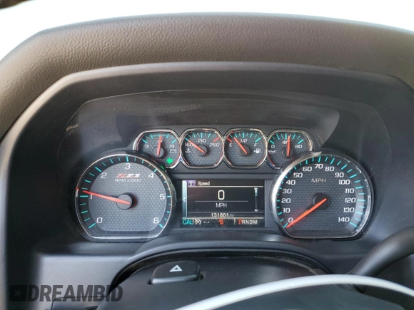 2016 Chevrolet Silverado 1500 LT with VIN 3GCUKREC9GG185402, listed as a Copart auction lot 52292115 with 131,861 mi miles and Salvage Title. Bid and sale history available at DreamBid. Image 9.