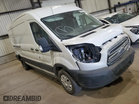 2019 Ford Transit with VIN 1FTYR2CM1KKA90561, listed as a Copart auction lot 59294825 with 221,303 mi miles and Salvage title. Bid and sale history available at DreamBid. Image 4.