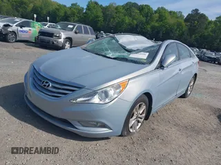 2013 Hyundai Sonata GLS with VIN 5NPEB4AC9DH510694, listed as a IAAI auction lot 40694556 with 163,241 mi miles and . Bid and sale history available at carsss.com. Image 2.