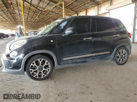 2014 FIAT 500L Trekking with VIN ZFBCFADH9EZ006709, listed as a Copart auction lot 74635554 with 226,791 mi miles and Clean Title. Bid and sale history available at carsss.com. Image 1.