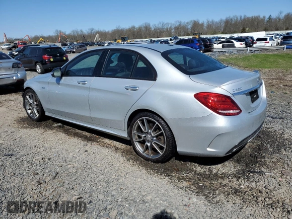 2016 Mercedes-Benz C 450 AMG with VIN 55SWF6EB4GU133361, listed as a Copart auction lot 52425485 with 101,079 mi miles and Salvage title. Bid and sale history available at DreamBid. Image 2.