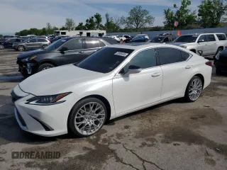2020 Lexus ES 350 Ultra Luxury with VIN 58ACZ1B16LU075169, listed as a Copart auction lot 55068435 with 44,768 mi miles and Salvage title. Bid and sale history available at DreamBid. Image 1.
