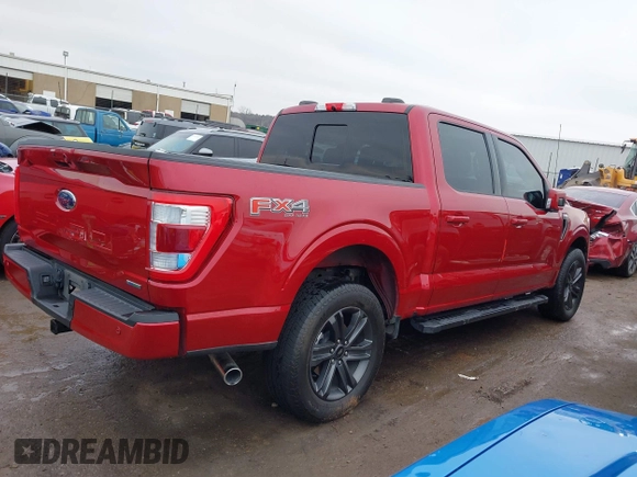 2023 Ford F-150 XL with VIN 1FTFW1E83PFA42070, listed as a IAAI auction lot 41520844 with 25,884 mi miles. Bid and sale history available at carsss.com. Image 13.