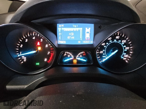 2015 Ford Escape SE with VIN 1FMCU0G7XFUA61406, listed as a Copart auction lot 51082705 with 162,831 mi miles and Clean Title. Bid and sale history available at carsss.com. Image 9.