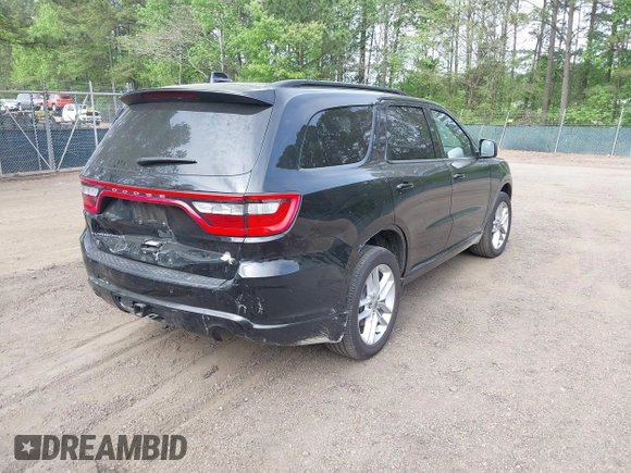 2024 Dodge Durango GT Plus with VIN 1C4RDJDG6RC192190, listed as a IAAI auction lot 42093941 with 23,528 mi miles and . Bid and sale history available at DreamBid. Image 4.