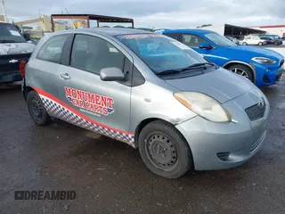 2007 Toyota Yaris with VIN JTDJT923575109042, listed as a IAAI auction lot 41786428 with 229,451 mi miles. Bid and sale history available at carsss.com. Image 1.